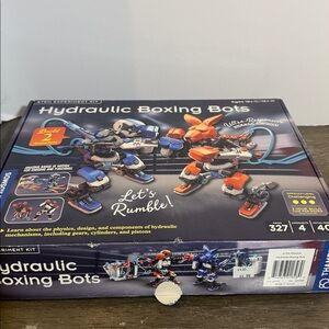 Thames & Kosmos Hydraulic Boxing Bots STEM Experiment Kit Build Two